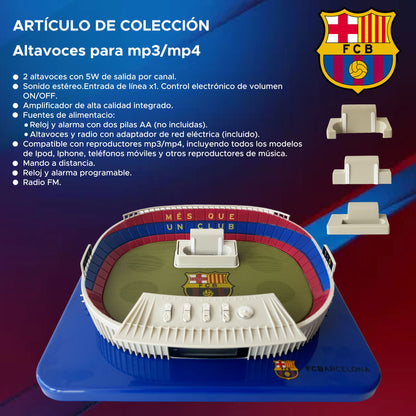 Altavoces Camp Nou para MP3/MP4 - Producto Oficial y de Coleccionista del FC Barcelona